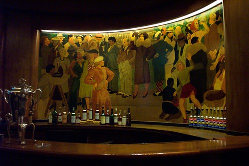 Murals_ Fairmont Hotel: New Orleans, LA Bar