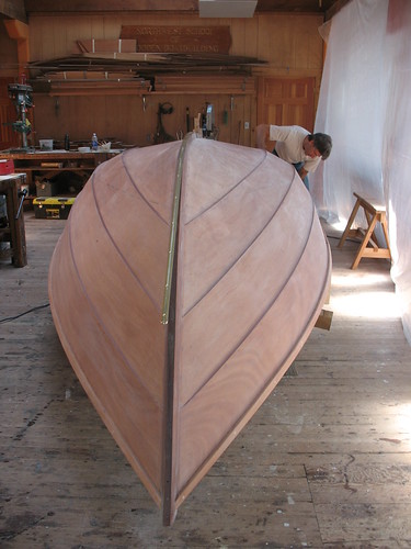 Port Hadlock WA - Boat School - Contemporary - a 4-strake Caledonia Yawl under construction for the Four Winds Camp