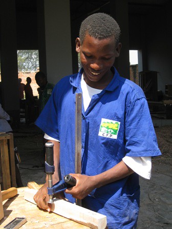 Woodwork at Bujumbura Training Centre