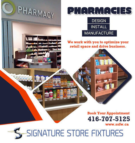 Pharmacies store fixtures Brampton Toronto