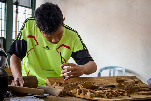 Forest and furniture in Jepara, Indonesia