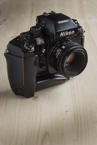 Nikon F4 with MB-21 Battery Pack