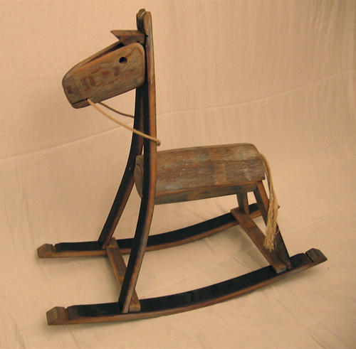 The Green rocking horse