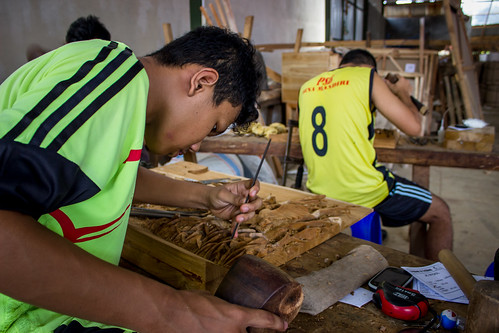 Forest and furniture in Jepara, Indonesia