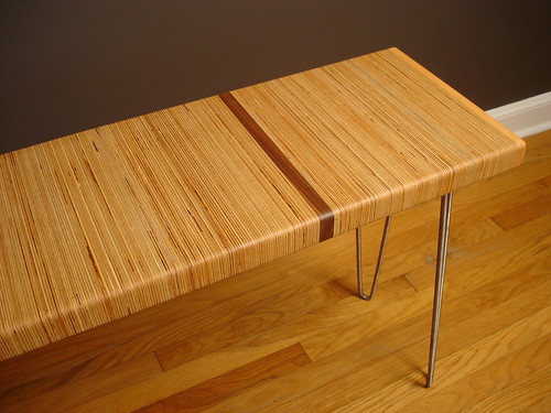 plywood side table