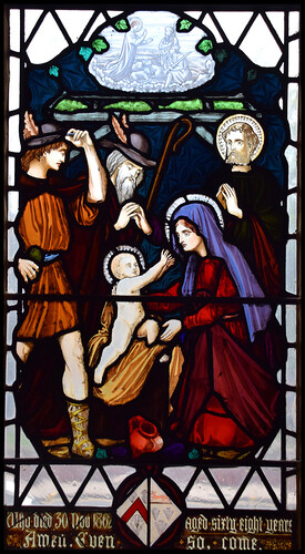 Adoration of the shepherds (Heaton, Butler & Bayne? 1860s)