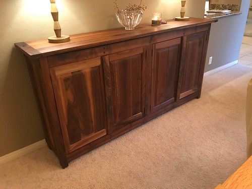 Black Walnut Media Console