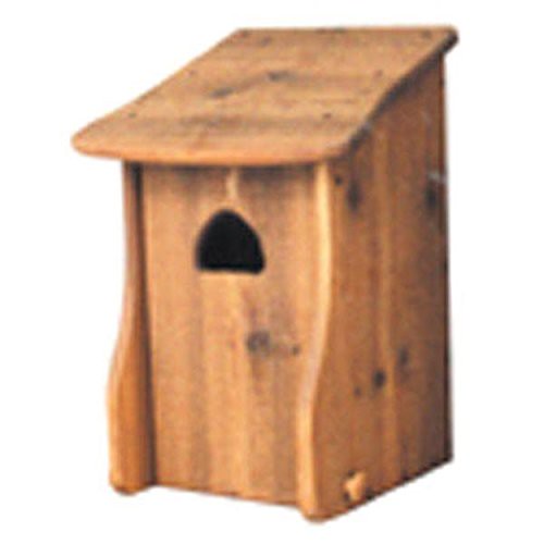 Woodworking Project Paper Plan to Build Wood Duck House with Slant Roof - DiZiWoods Store