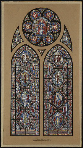 Cathedral of St. John the Divine, New York. Aisle Window in Arts Bay