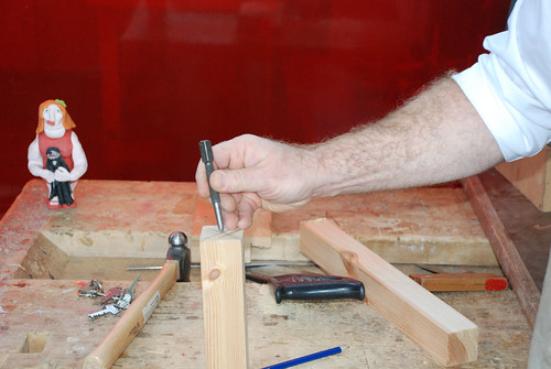 Centre Punch * The Woodwork Lathe * Preparing a wooden blank for turning between centres * Craft & Design / Product Design