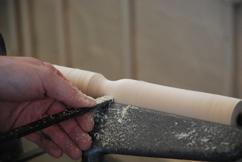 The Woodwork Lathe * Preparing a wooden blank for turning between centres * Craft & Design / Product Design