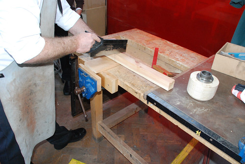 Cutting Blank to Length * The Woodwork Lathe * Preparing a wooden blank for turning between centres * Craft & Design / Product Design