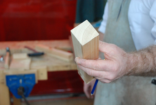 Squared off blank * The Woodwork Lathe * Preparing a wooden blank for turning between centres * Craft & Design / Product Design