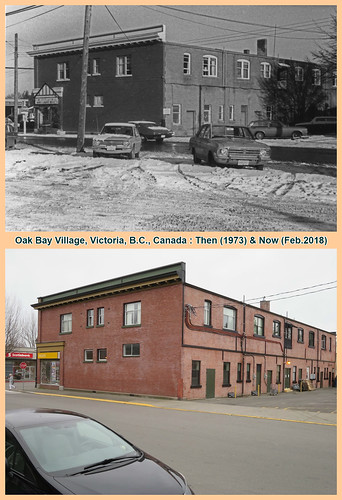 Then & Now: Oak Bay Village 1973 & 2018 (photo no.3)