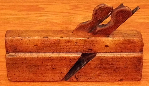 Antique Wood Moulding Plane, Measures Approximately 9.5 Inches Wide, Made In USA