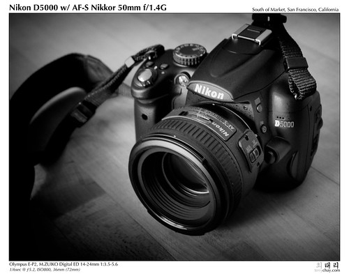 Nikon D5000 w/AF-S Nikkor 50mm f/1.4G