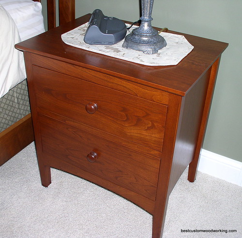 Cherry Nightstand Set (1 of 2).