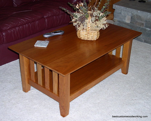 Custom Cherry Coffee Table.