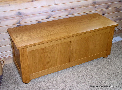 Custom Oak Hope Chest.