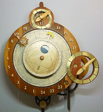 Medieval Astronomical Calendar Clock by Adrian Iredale 2