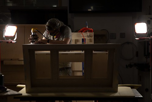 Woodworking in the Exhibit Fabrication Studio