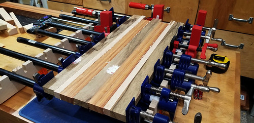 The glue up