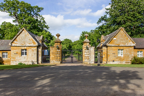 Althorp Gate and West Lodges, England