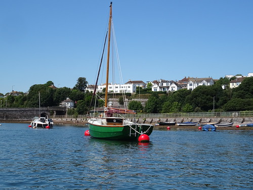 Little Green Cornish Shrimper 19 on the Teign