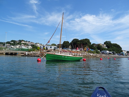 Little Green Cornish Shrimper 19 on the Teign