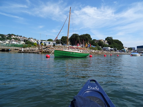 Little Green Cornish Shrimper 19 on the Teign