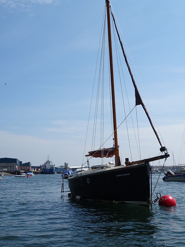 Little Green Cornish Shrimper 19 on the Teign