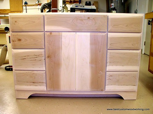 Custom Maple Vanity (Unfinished).