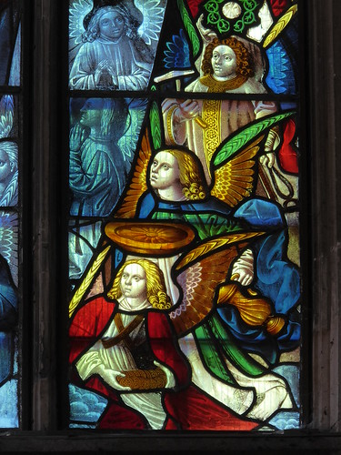 Angels with instruments of Passion (restored)