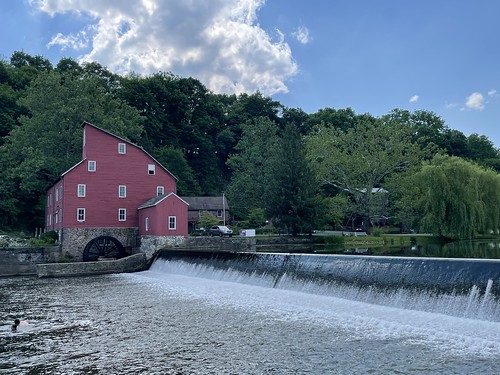 NJ - Clinton: Clinton Historic District - The Red Mill