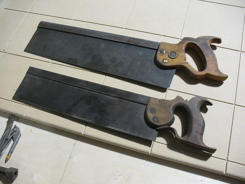 two backsaws