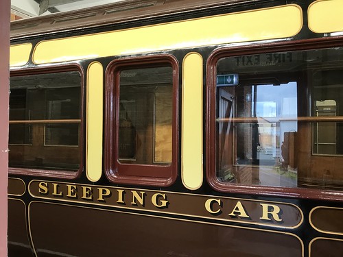 West Somerset Railway, Gauge Museum at Bishops Lydeard Station. GWR sleeping car no. 9038.