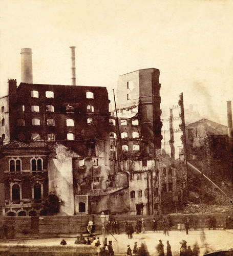 Stonebridge Sugar Refinery fire 6th May 1859