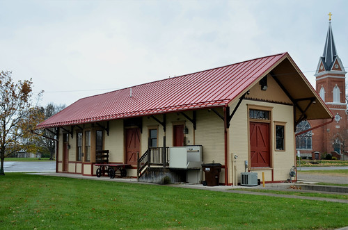 Cincinnati Northern Railroad, Ohio, West Alexander (East Elevation-Side/North Elevation-Rear)