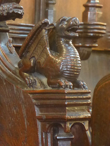 Dragon, Choir Stalls, Beverley Minster