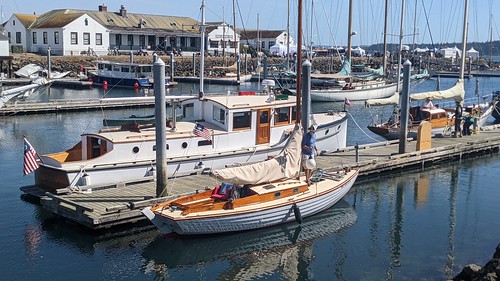 Port Townsend WA - Point Hudson - 2022 Wooden Boat Festival - MV RIPTIDE - SV CHLOE