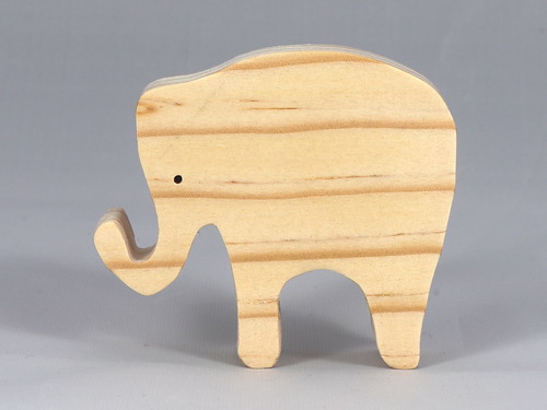 20220219-164417 010 Handmade Wood Toy Elephant Unfinished Noahs Animal Cracker Ark 1182551363