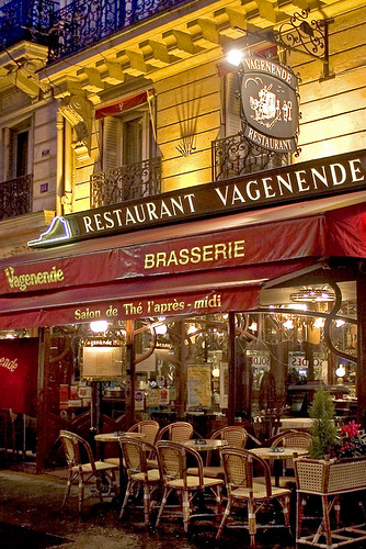 Rita Crane Photography: Paris / historic cafe / brasserie / bistro / Latin Quarter / Left Bank / night / La Vagenende, Blvd St Germain, Paris