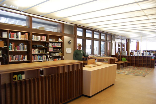 Custom-made library desk