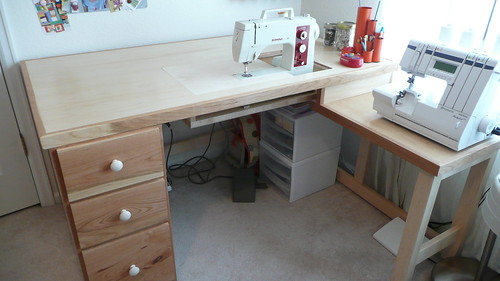 my new sewing table