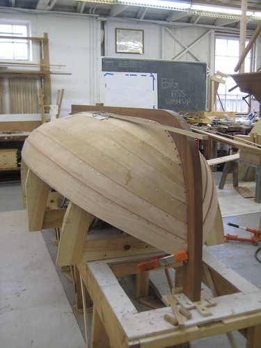 Planking the Grandy Skiff – – IMG_3396