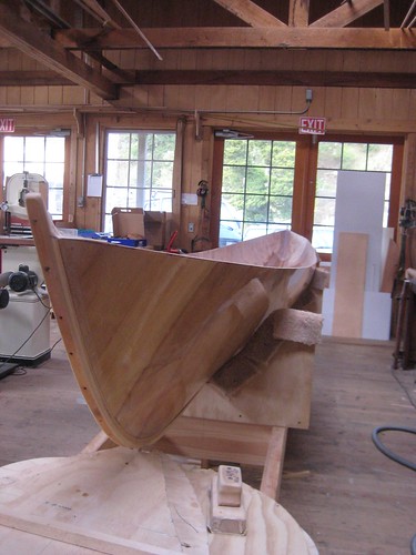 Rowing wherry BANGOR PACKET under construction - IMG_3424