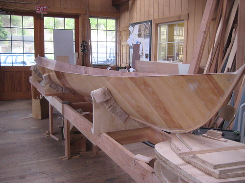 Bangor Packet rowing wherry - just off the mold - - IMG_3425