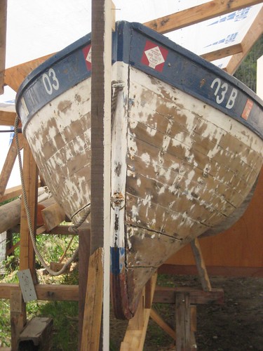 Port Hadlock WA - Boat School - Original Kingston Boat shape being recorded