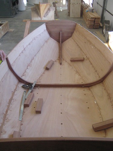 Port Hadlock WA - Boat School - Contemporary Program - Nutshell Pram under construction