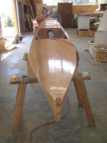 Bangor Packet rowing wherry under construction - - IMG_3544